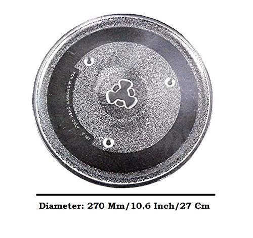 Glass Turntable Plate - 270 Mm 10.6 Inch