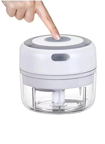 Mini Food Chopper - Electric Portable white