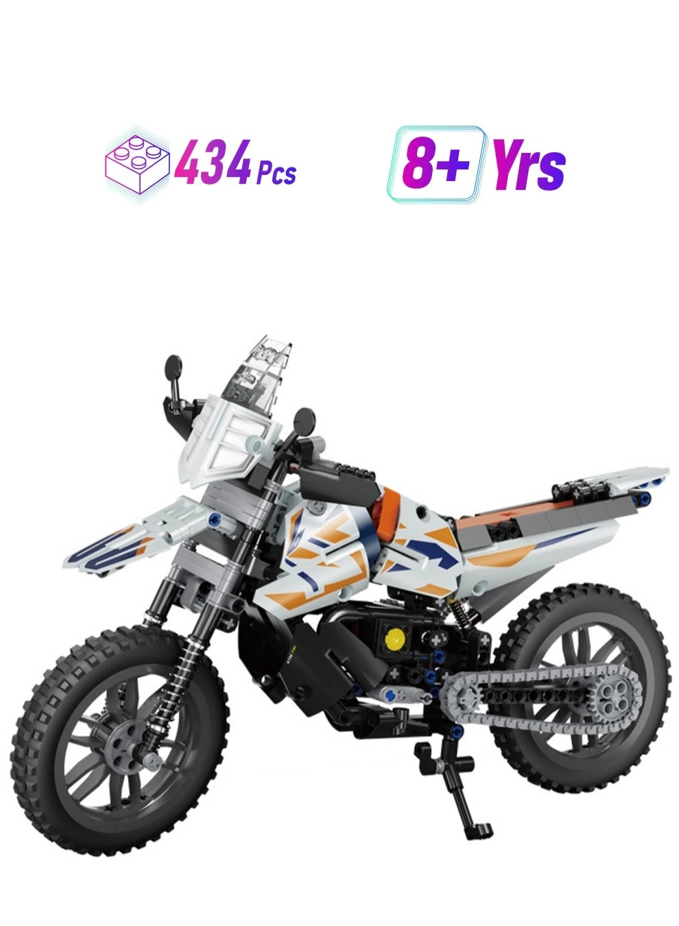 Off-Road Motorcycle Model - 434 pcs