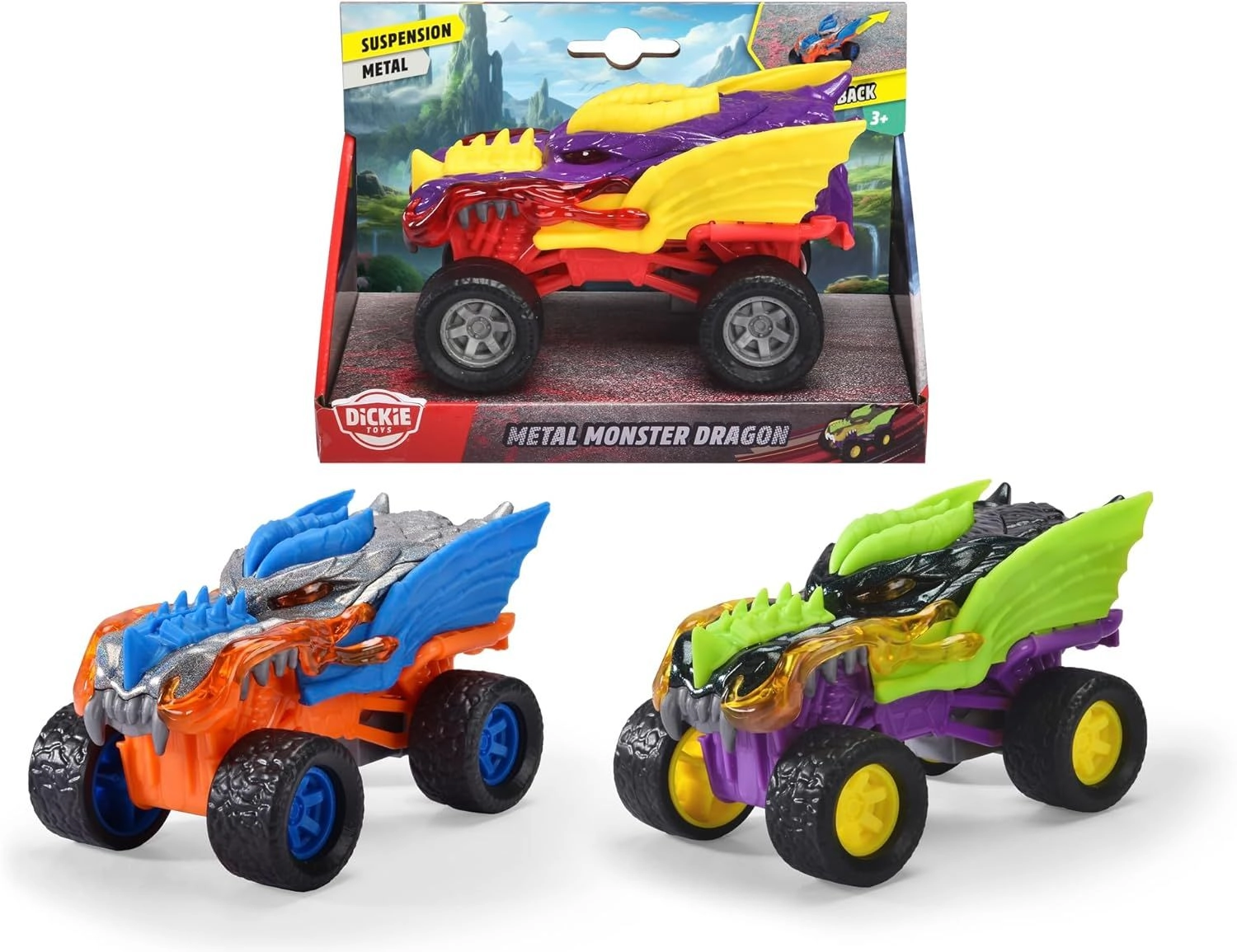 Dickie Metal Monster Dragon - 1Pc