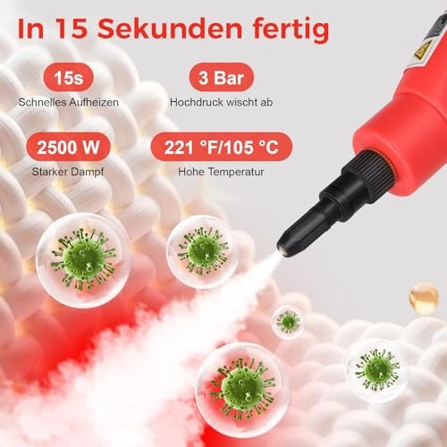 Portable Steam Cleaner - 3 bar 1100 ml
