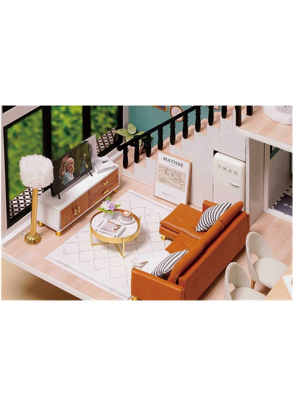 Miniature Dollhouse Kit - Villa 1:24 Scale