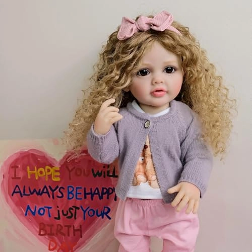 Reborn Baby Doll - 22 Inch 55cm Silicone Girl Ages 3+