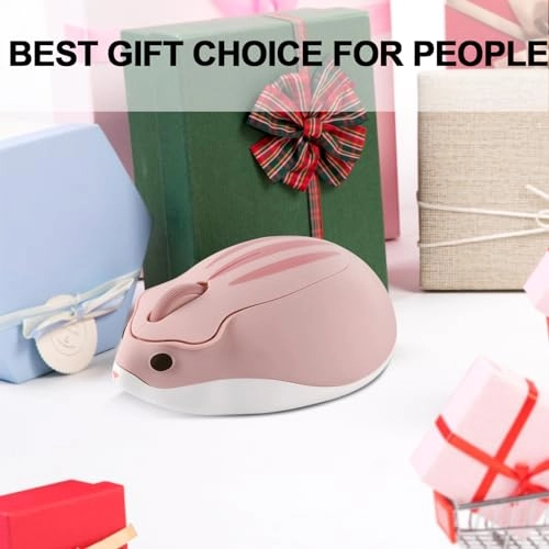 Kawaii Hamster Silent Optical Mouse - USB
