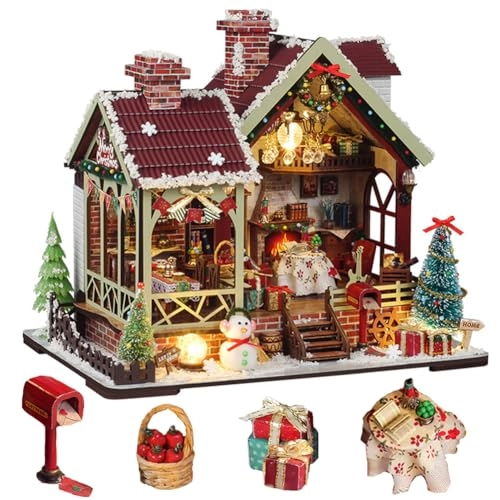 Miniature Wooden Dollhouse Furniture Kit - Creative Room 1:24