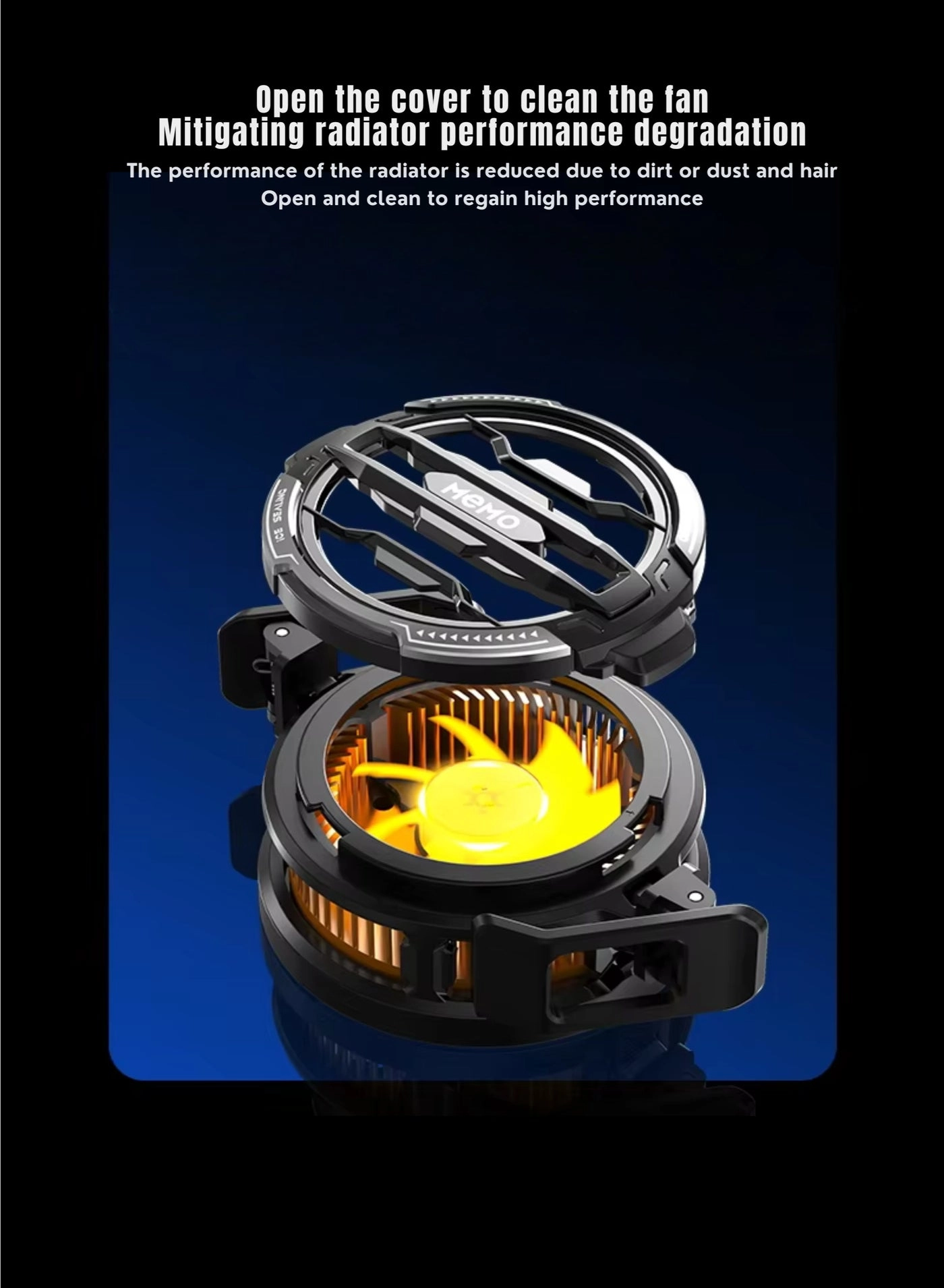 CX07 - Magnetic Cooler Fan Portable