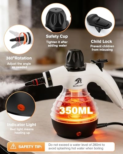 multifunctional handheld steam cleaner - 350 Milliliters
