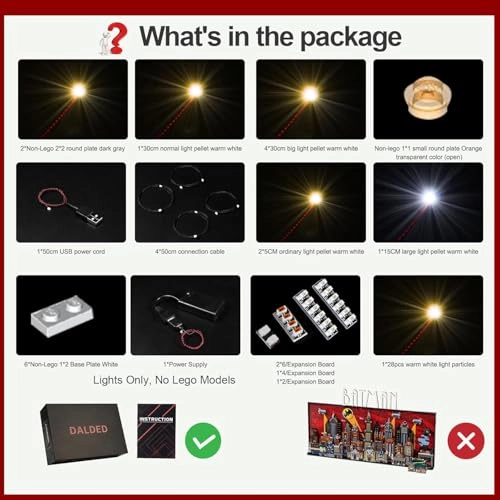 LED Lighting Kit (76271) - LED Upgraded Version Compatible with Lego