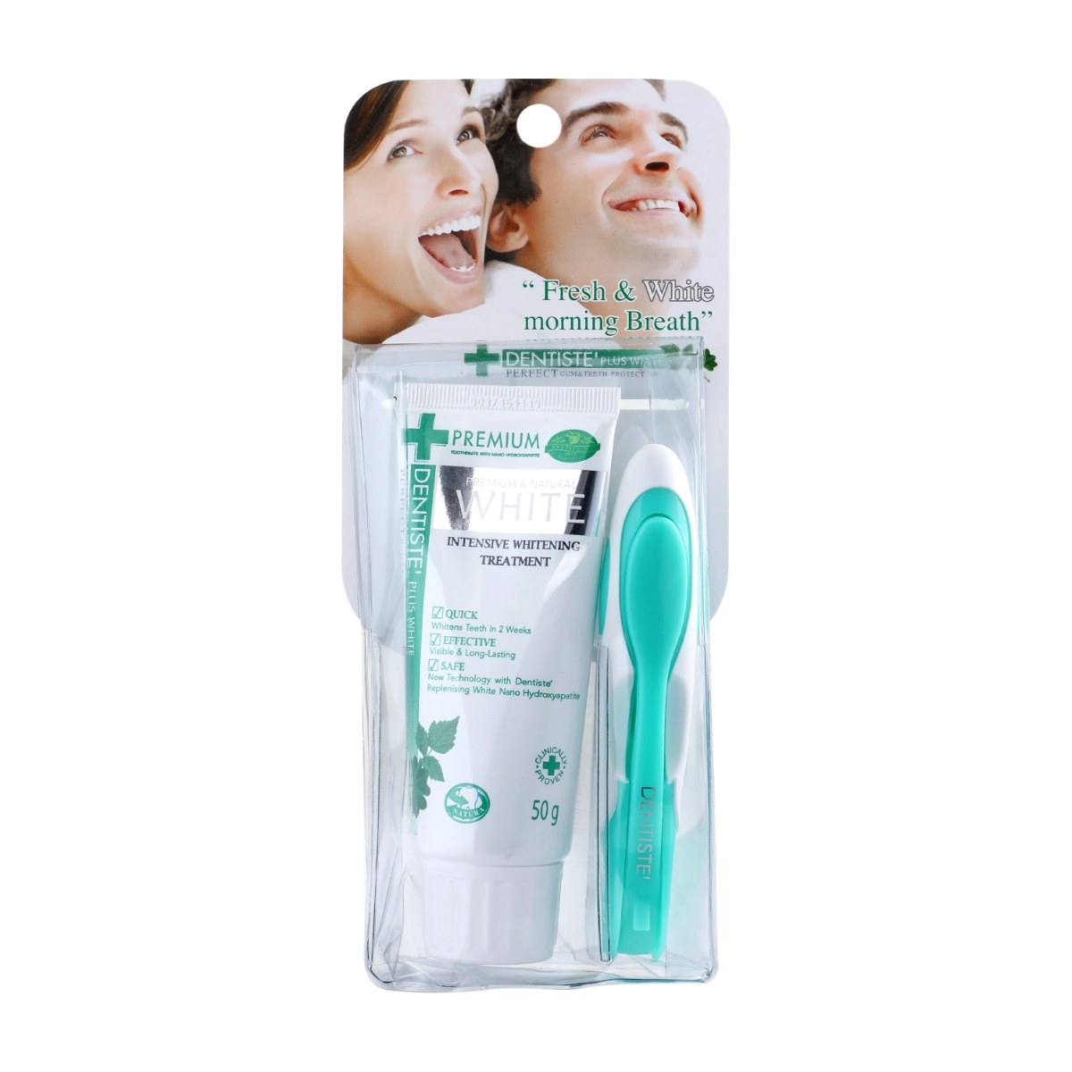DENTISTE Travel Pack White Toothpaste 50g