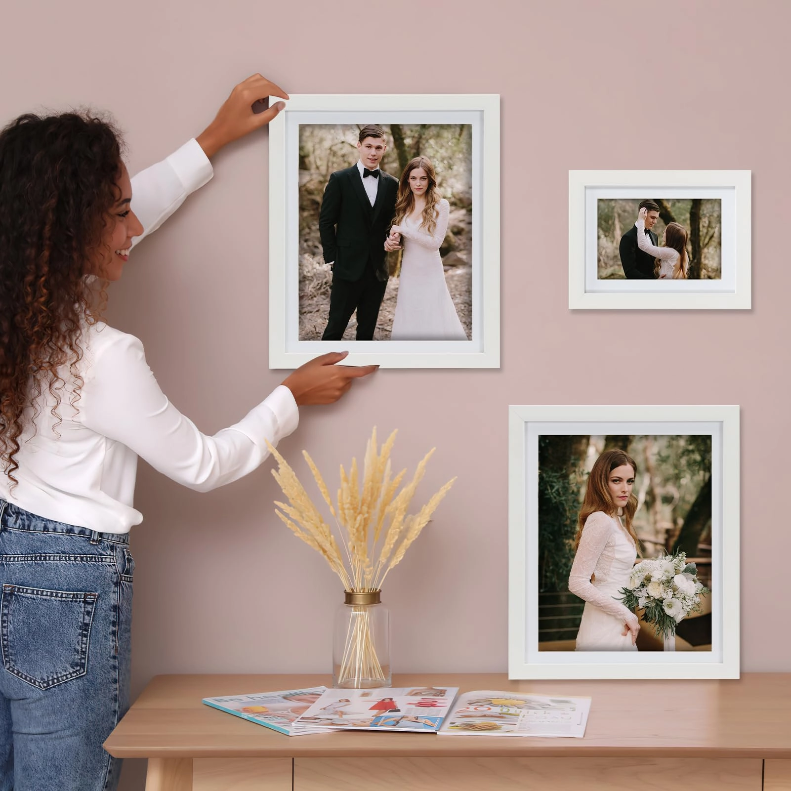 Picture Frames - 4x6 5x7 8x10 Set
