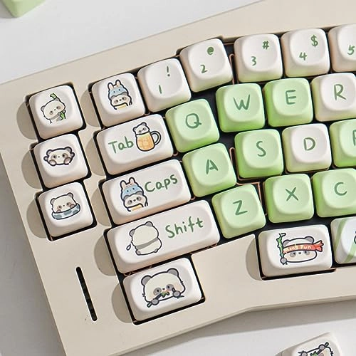 PBT Cat Keycaps Set - USB