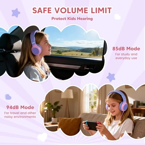 USB Type C Kids Headphones Wired Headphone