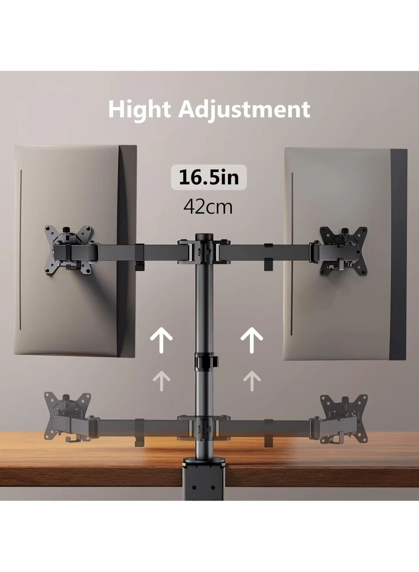Dual Monitor Desk Mount Stand - 2