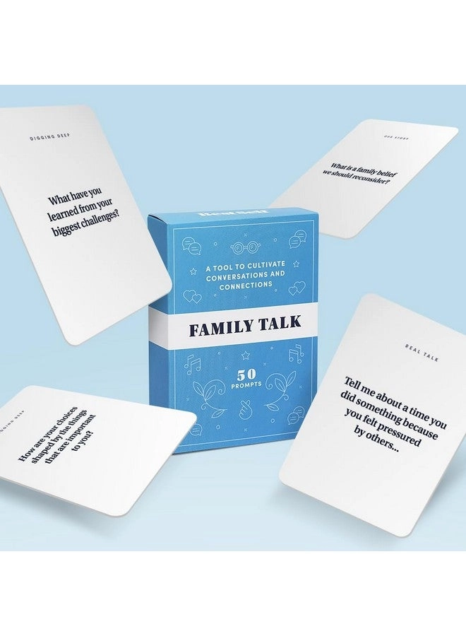 Family Talk Deck - 50 Prompt Card Game