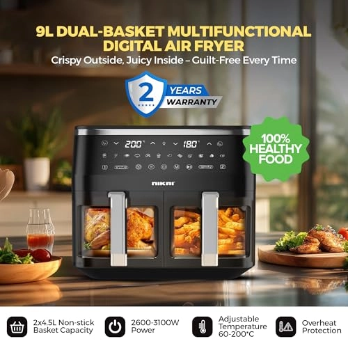 2 in 1 Digital Air Fryer NAF1099D