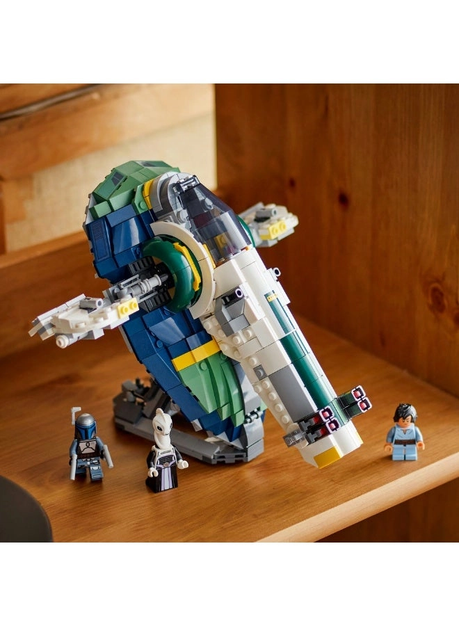 Star Wars LEGO Jango Fett's Starship - Play & Display 3 Minifigures
