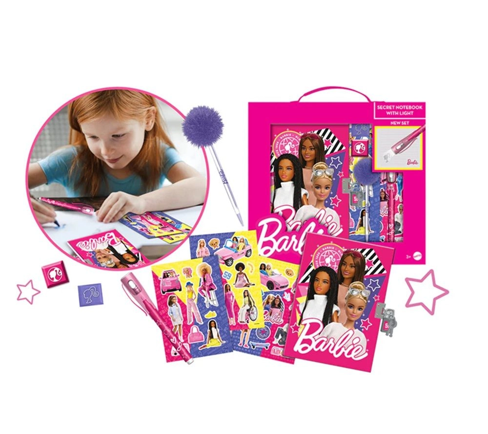 Secret Notebook With Light - Pink Ages 3+