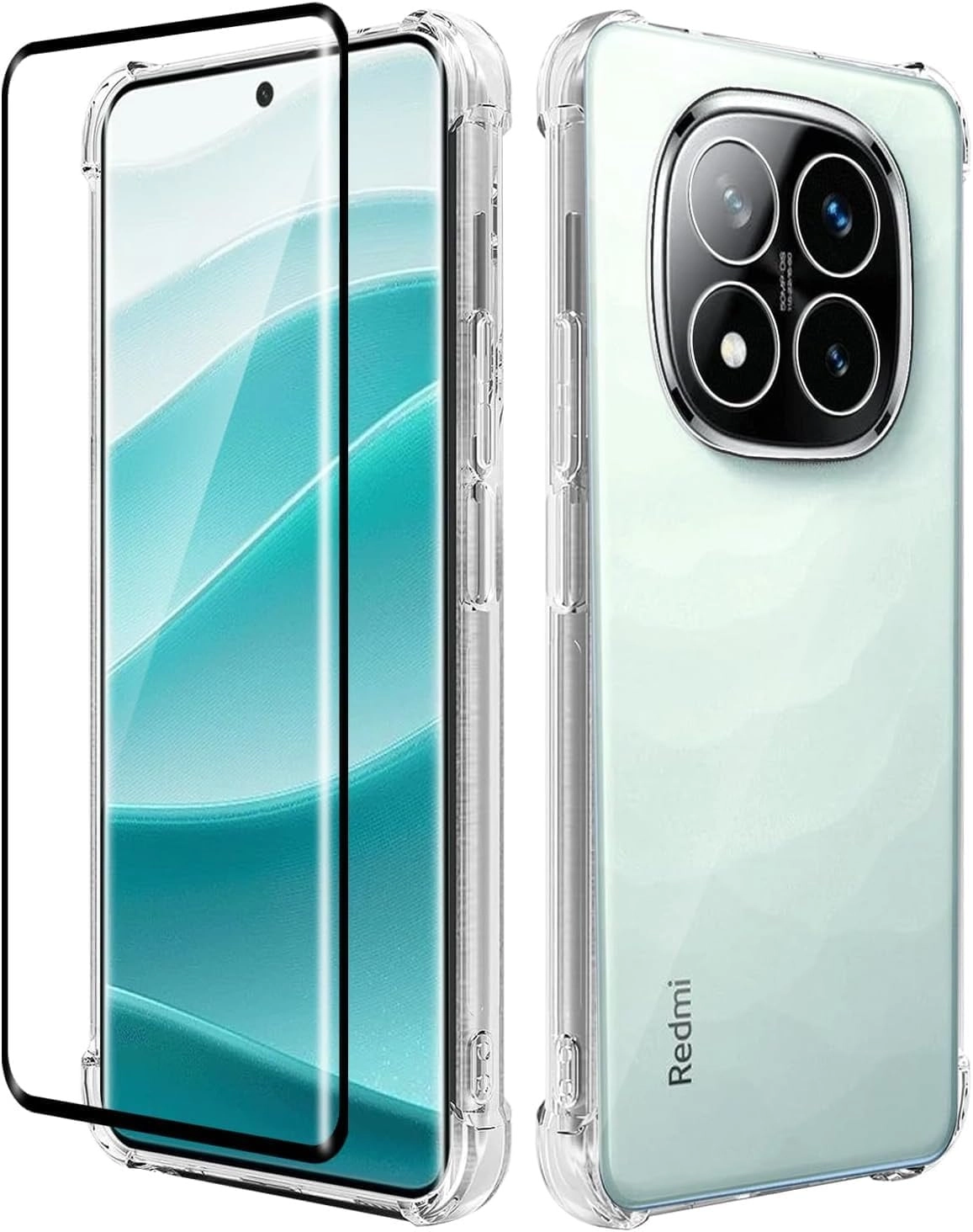 Muzz International Case for Redmi Note 14 Pro - TPU Ultra Transparent