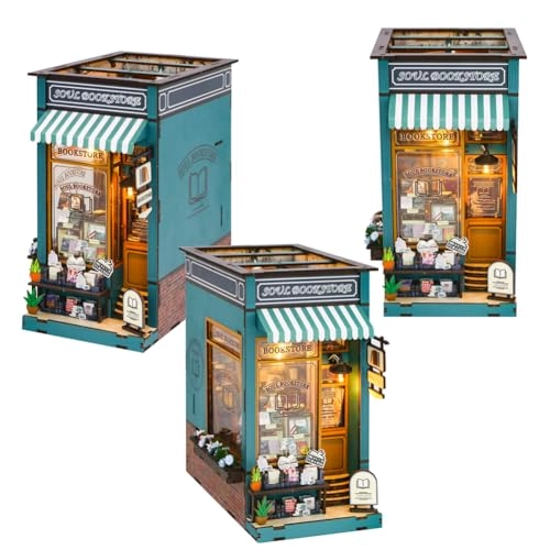 Soul Bookstore Book Nook - Wooden Assembly Required