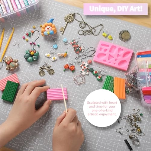 Polymer Clay Kit - Polymer 2.09 Kg 85pcs.