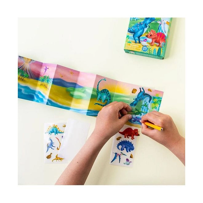 Dinosaurs Activity Sticker Book Mini Transfer Magic