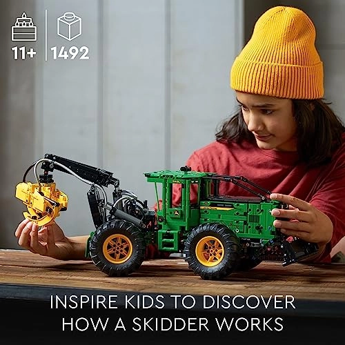 Technic John Deere 948L-II Skidder (42157) - Pneumatic functions 4-wheel drive
