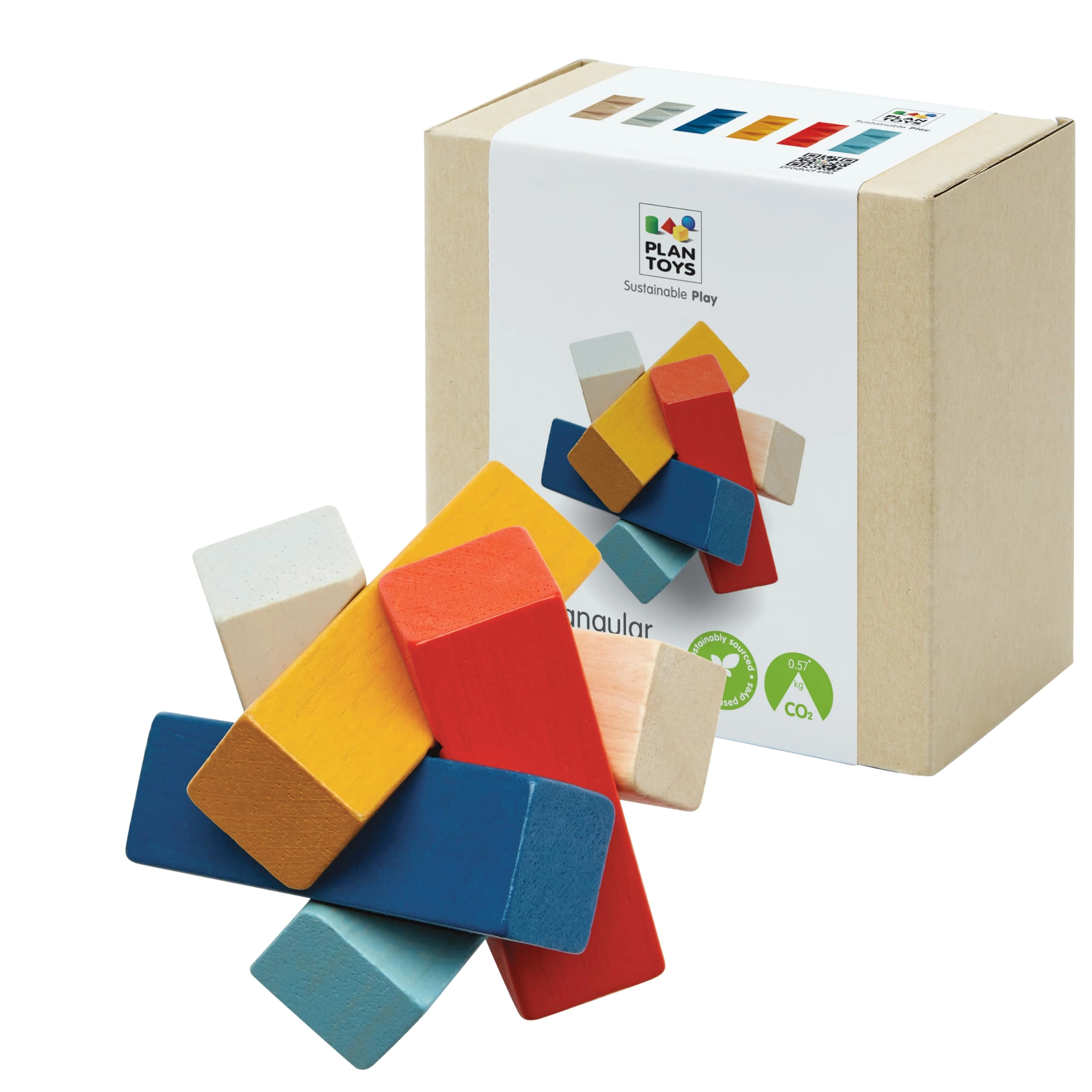 Plan Toys, Inc. Rectangular Puzzle - 6.0 months 6 pieces