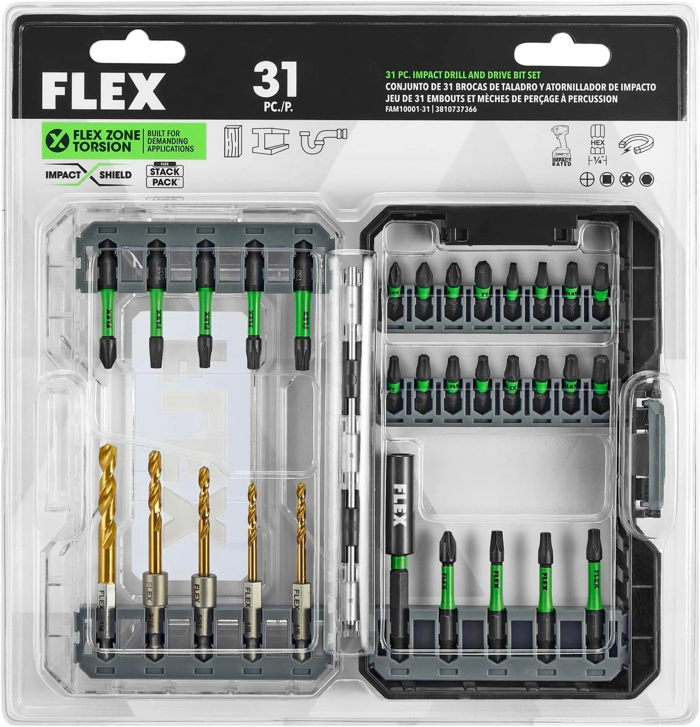 STACK PACK - titanium 31-Piece