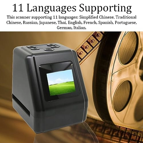 Portable Handheld Film Scanner - 135/126/110/8mm 2.0 Inch IPS Screen
