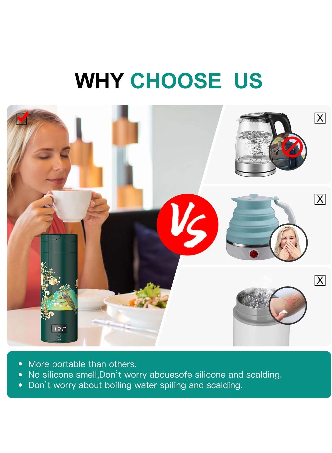 Peacock Electric Kettle