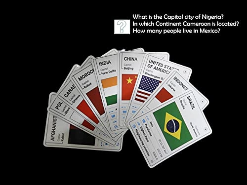 Country Trump Cards Geography - 5 years and up 5 pieces