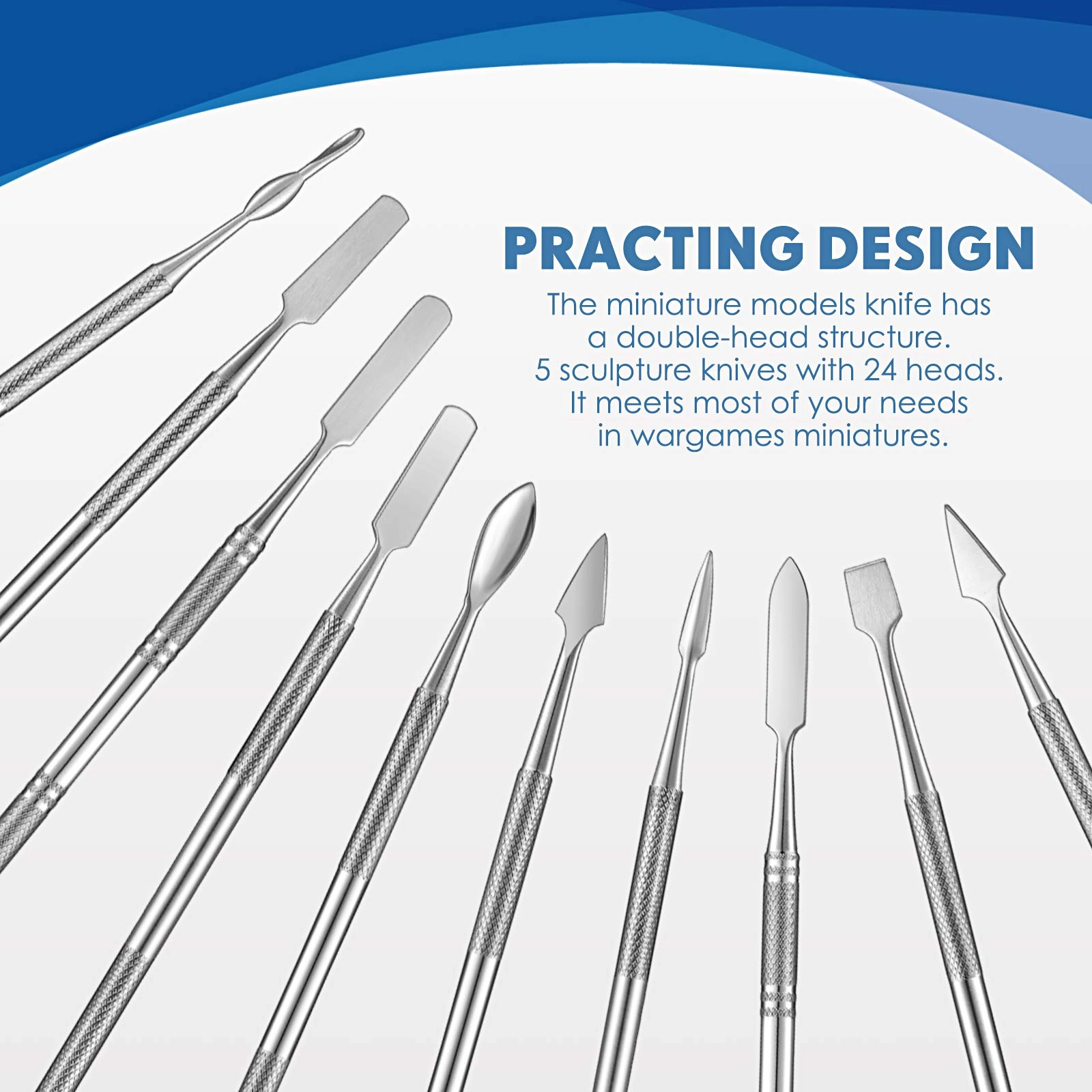 Miniature Sculpting Tools - stainless steel 5 piece(s)