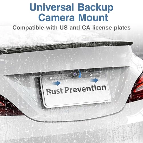 Stainless Steel License Plate Camera Mount - Universal Surface Mount