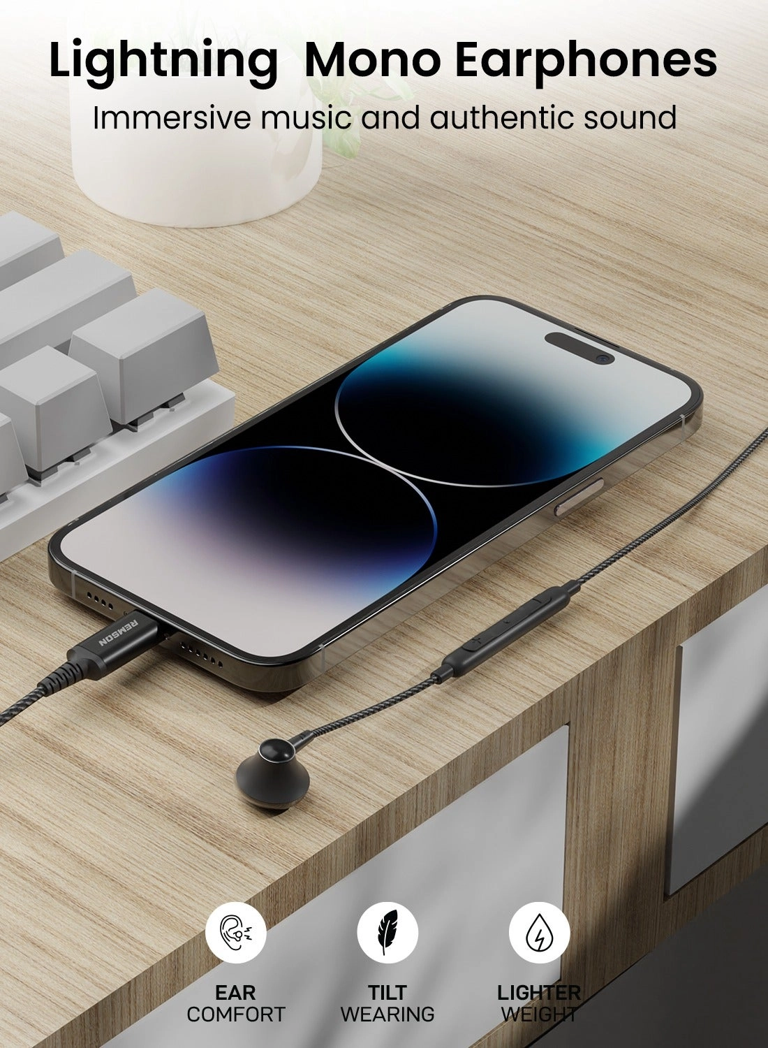 Wired Mono Stereo Earphone