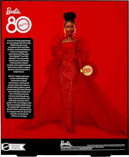 Barbie 80th Anniversary Doll - Brunette Ages 6+