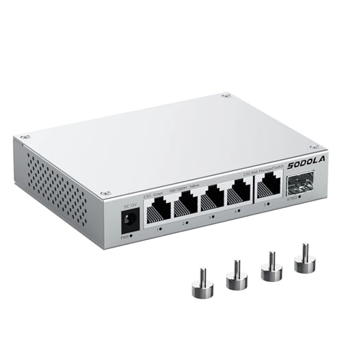 5X2.5G RJ45+1X10G SFP+(Web Managed) - 6-ports