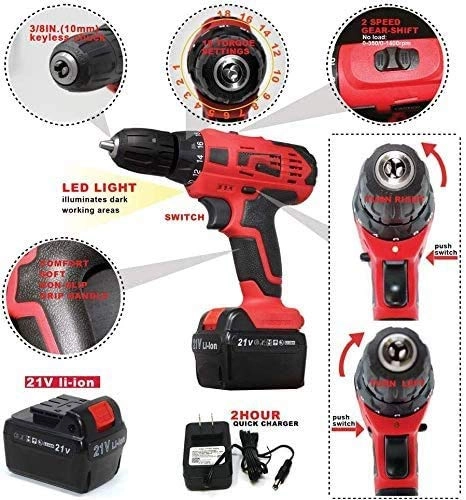 Combi Drill - 21V Li-Ion