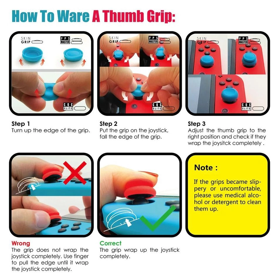 Joy-Con Thumb Grip - Switch Set