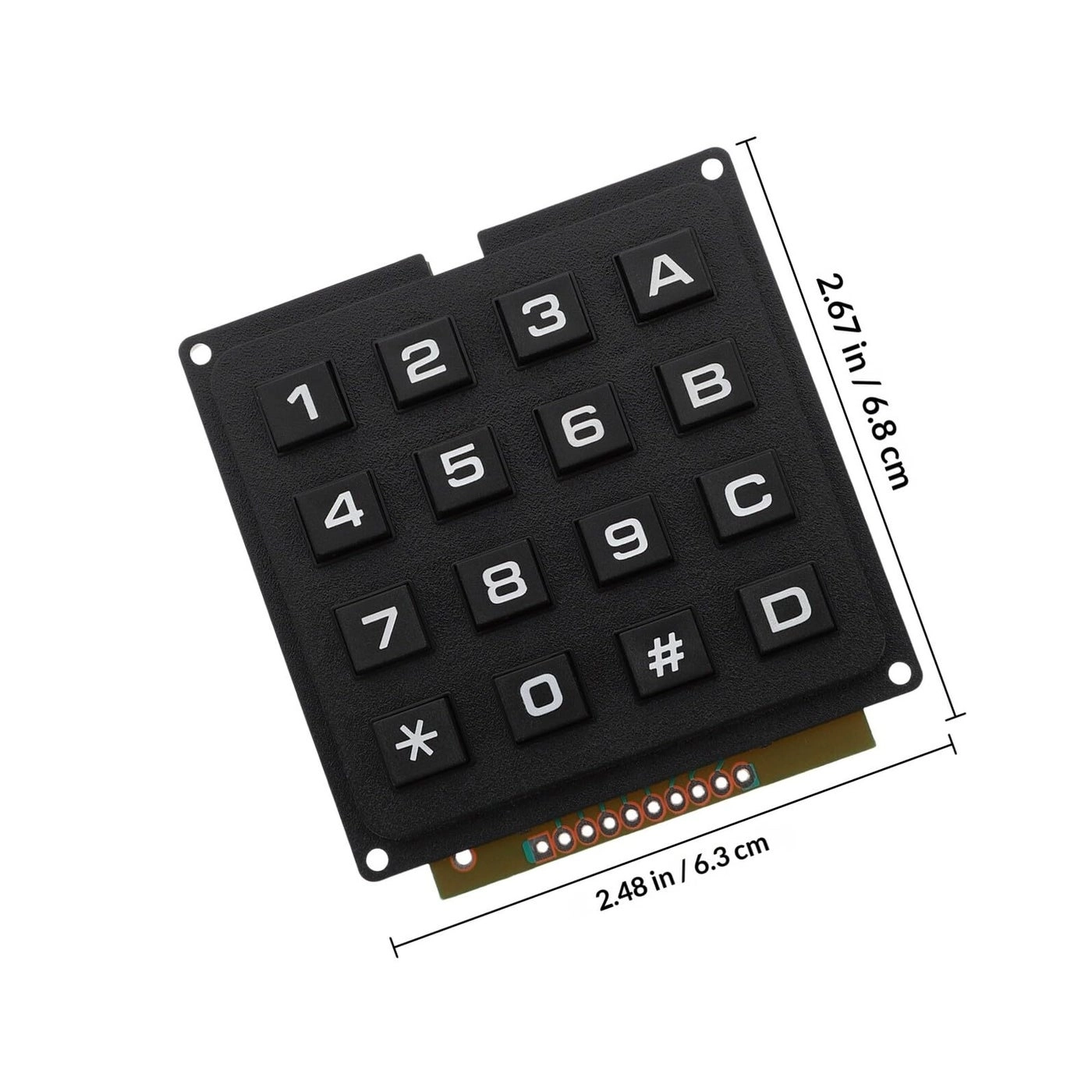 16 Key Matrix Membrane Keyboard Module