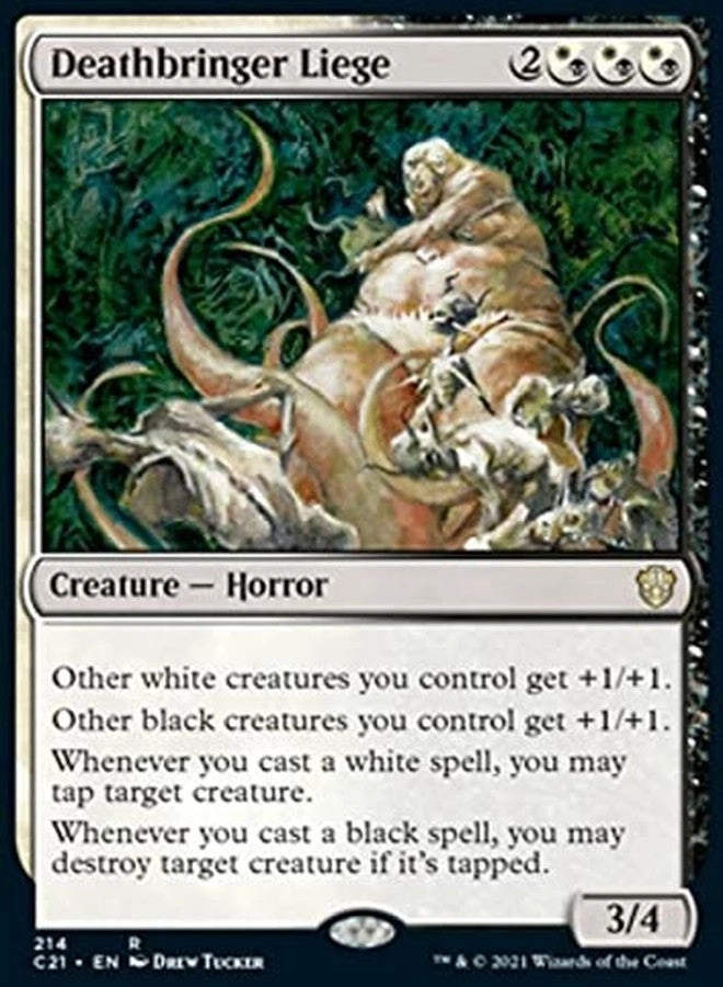 ZYZYZK MTG Magic: The Gathering Deathbringer Liege (214) Commander 2021 C21