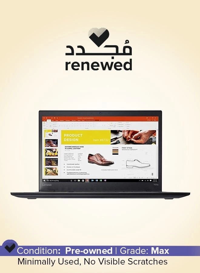 Lenovo (Renewed) ThinkPad T470s - 14'' Core i7-7600U 8GB DDR4 1000GB SSD