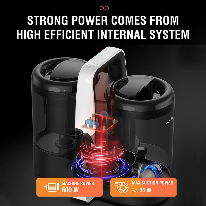 Handheld Carpet & Upholstery Cleaner - 450W 12KPa 1.5m Hose