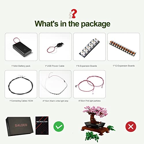 LED Light Kit for LEGO Bonsai Tree 10281