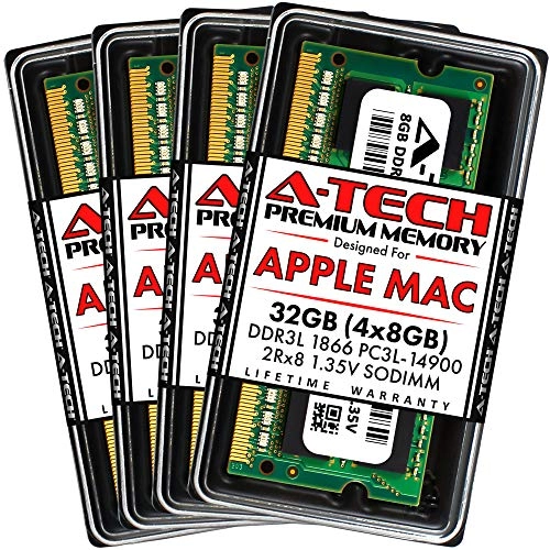 Atech DDR3L SO-DIMM - 32GB 1866MHz/1867MHz 204-Pin