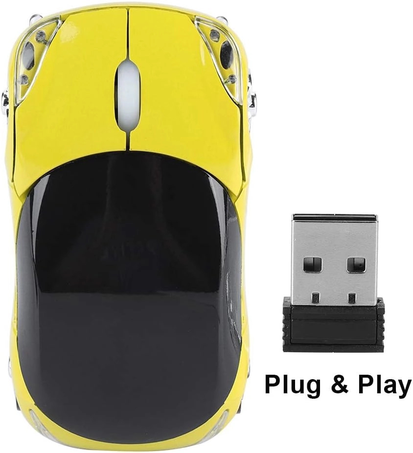 e Sport Car Shaped Wireless Mouse - 2.4G Wireless