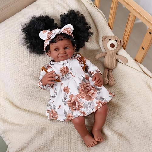 Bemi Reborn Baby Doll - 20 Inch Soft Cloth Body Ages 3+