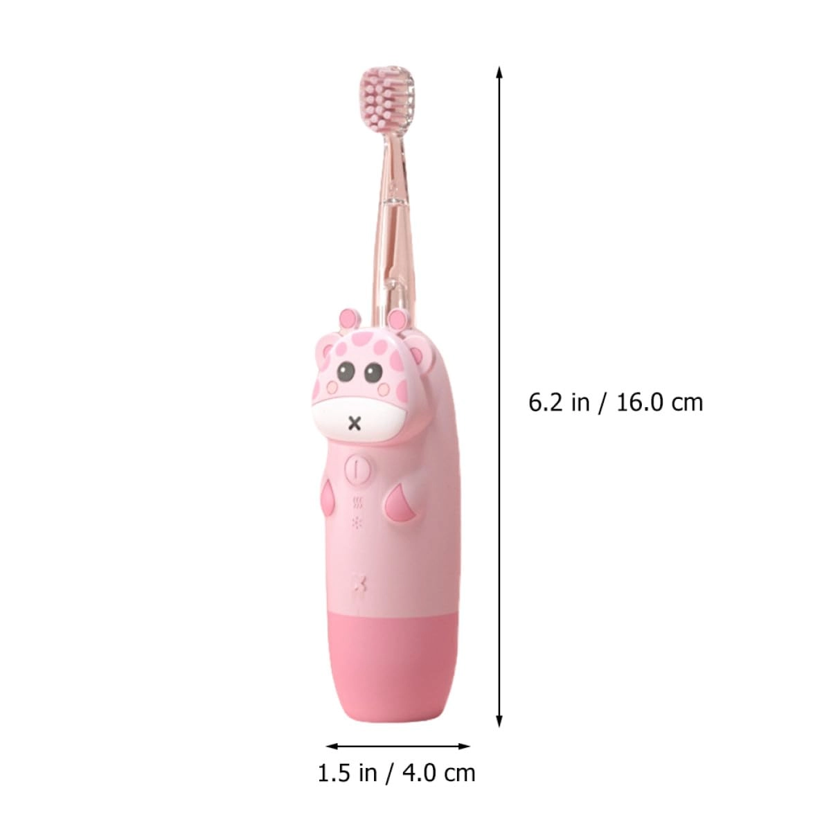 I4Y910TLSET06K14CTF - Sonic Electric Toothbrush Pink USB Rechargeable 4 Soft Bristle Heads
