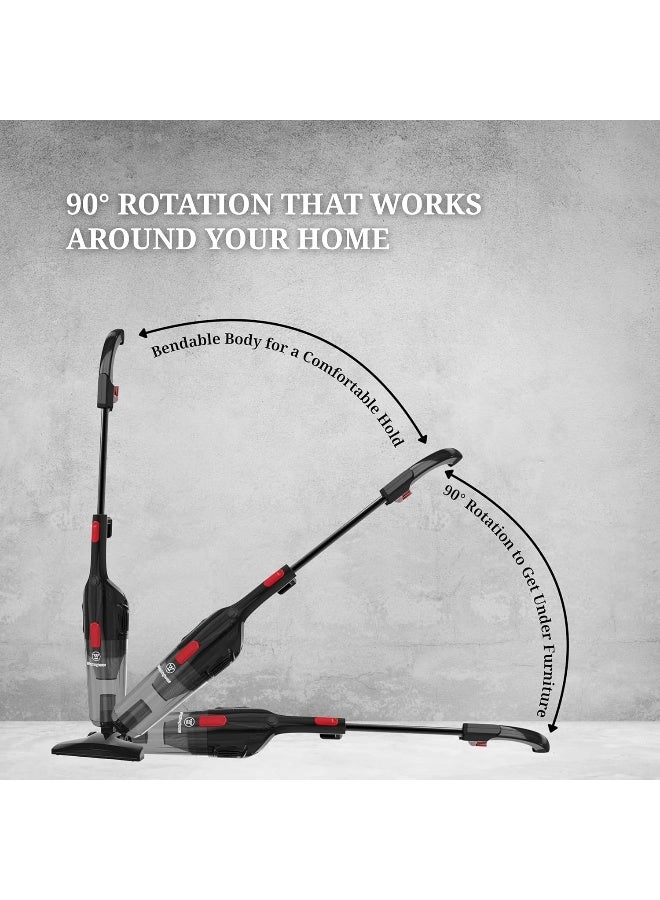 3-in-1 Handheld Stick Vacuum Cleaner - 600W 17 kPa 1.2L