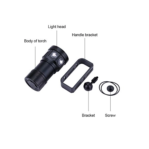IPX8 Diving Flashlight (18000lm)
