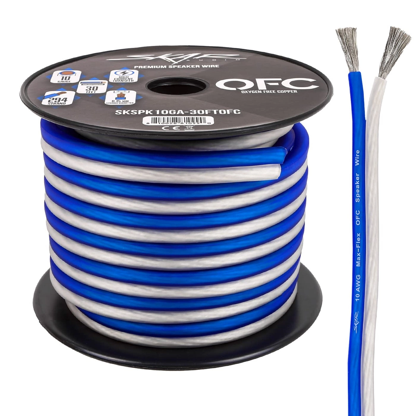 10 Gauge Elite Audio Speaker Wire - 30 Feet